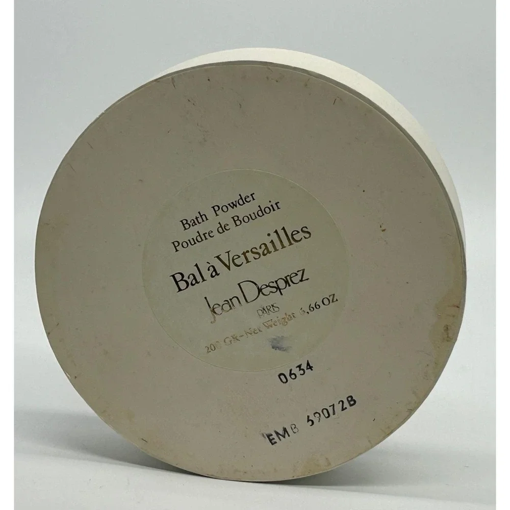 Vtg Rare BAL A VERSVAILLES by Jean Desprez Bath Dusting Powder Sealed in Box